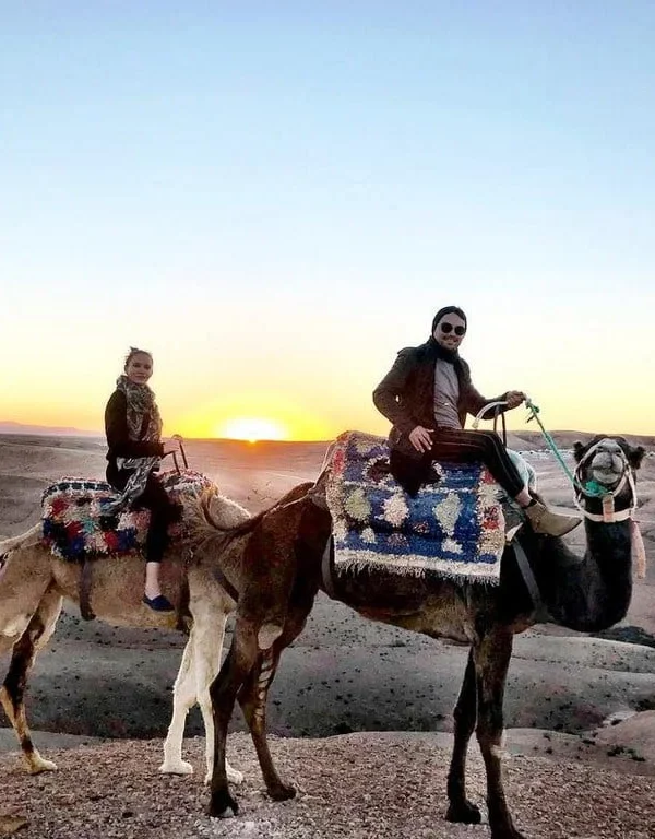 Sunset Camel Ride With Dinner At Agafay Desert