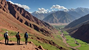 A breathtaking panoramic view from a scenic viewpoint, perfect for photo opportunities.