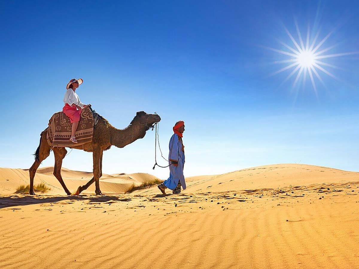 blue city morocco to camel trekking excursions